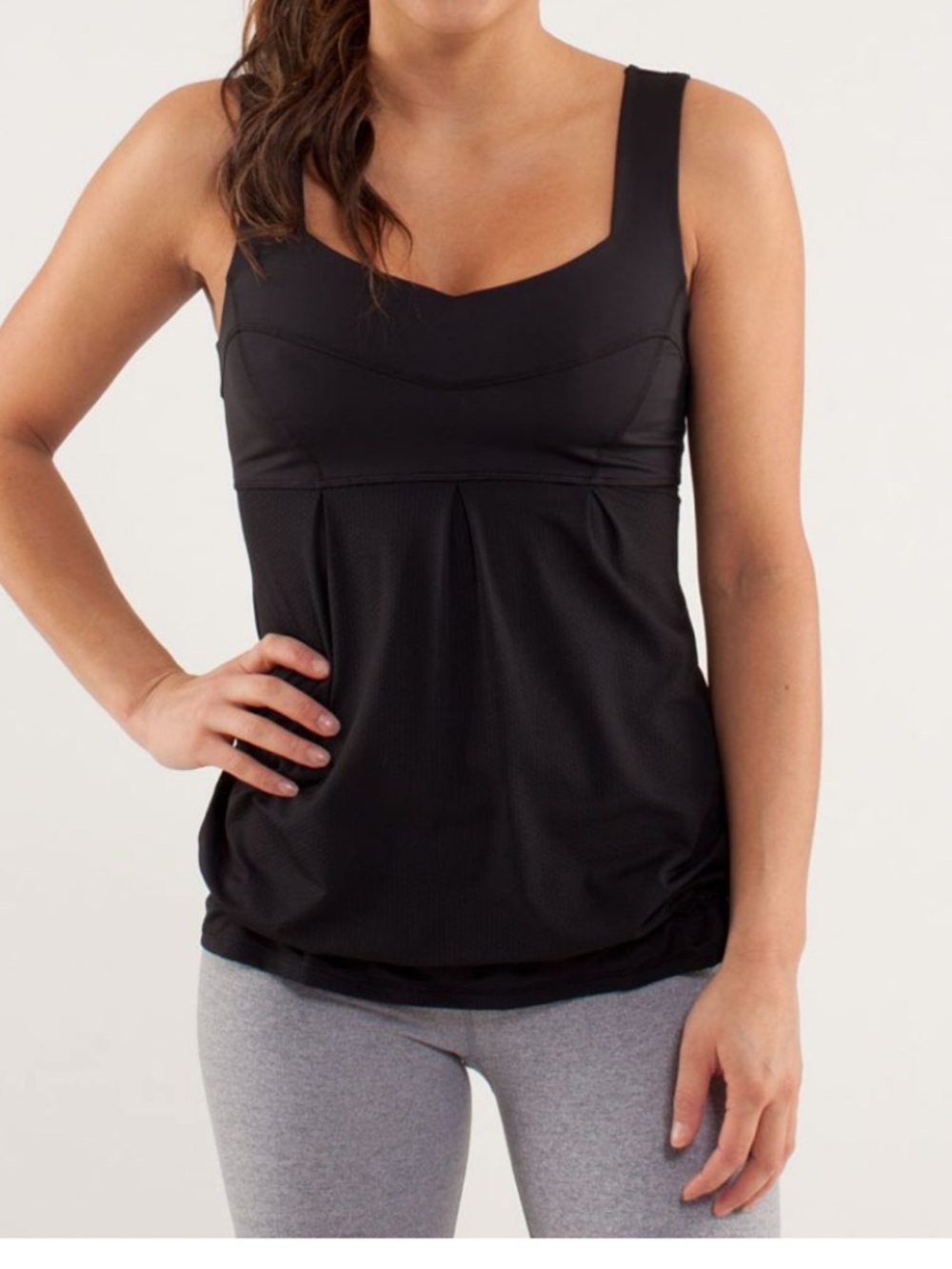 GUC Lululemon Tame Me Tank Black Size 8